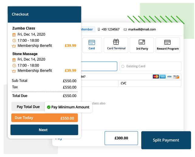Split & Partial Payments using Fitness POS