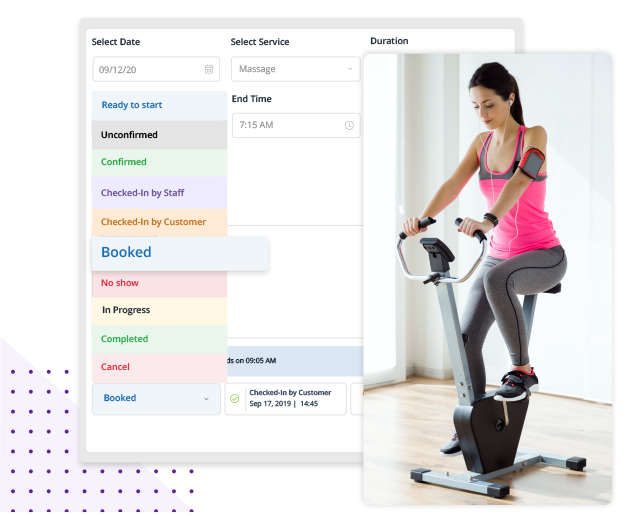 easily run and control your fitness studio