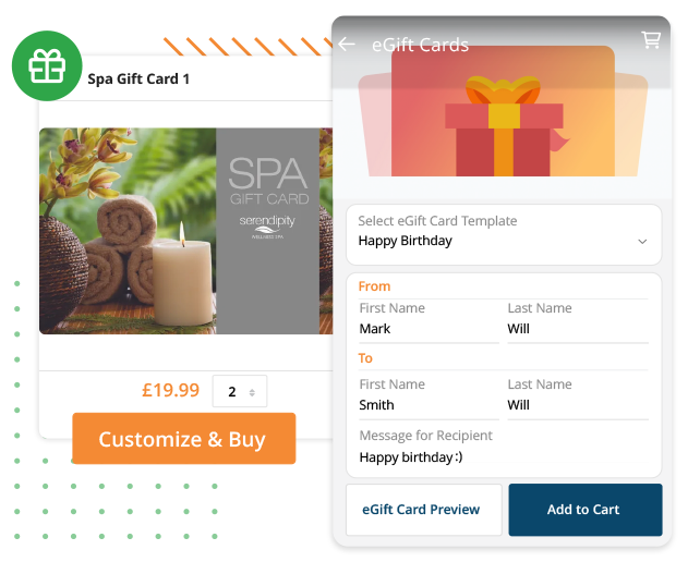 spa gift card management software