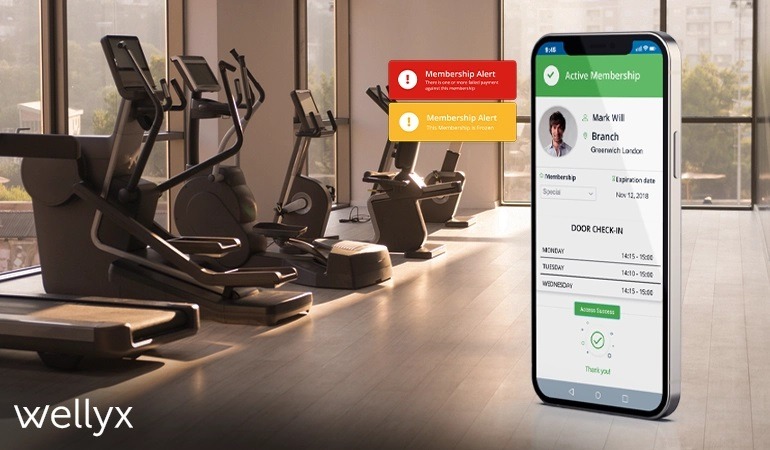 Monitor Gym Check-ins