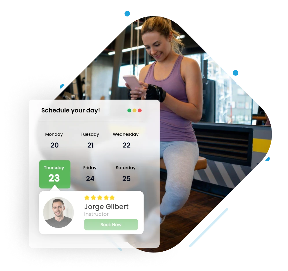 Gym management software for easy and automatic scheduling for your fitness studio