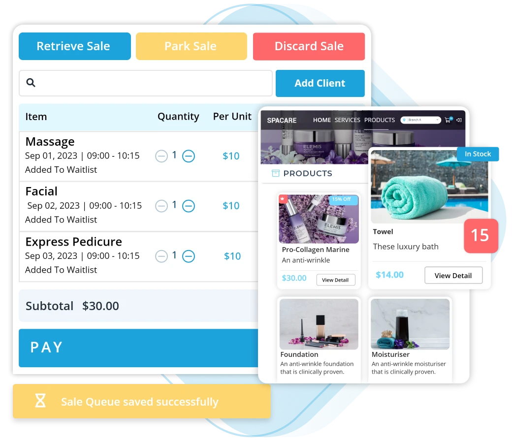 Inventory management software with online integration with POS