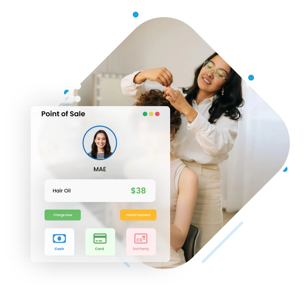 Salon software with POS solutions