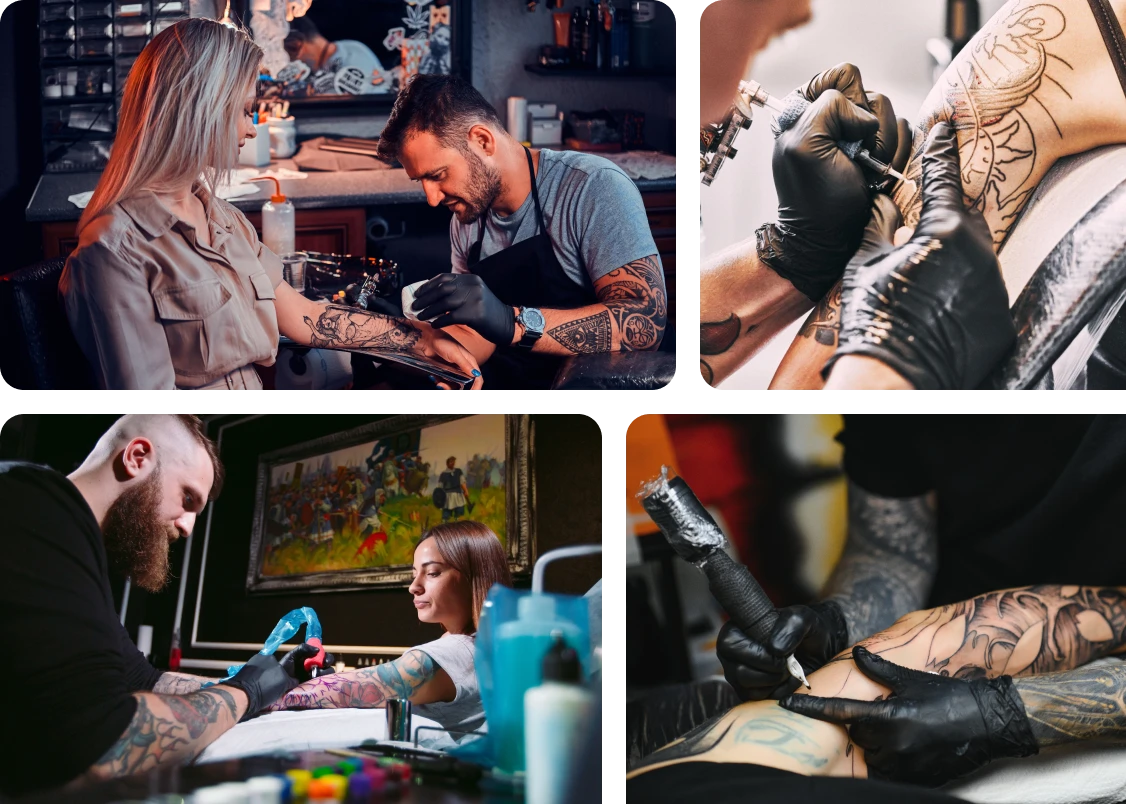 Tattoo studio software by Wellyx