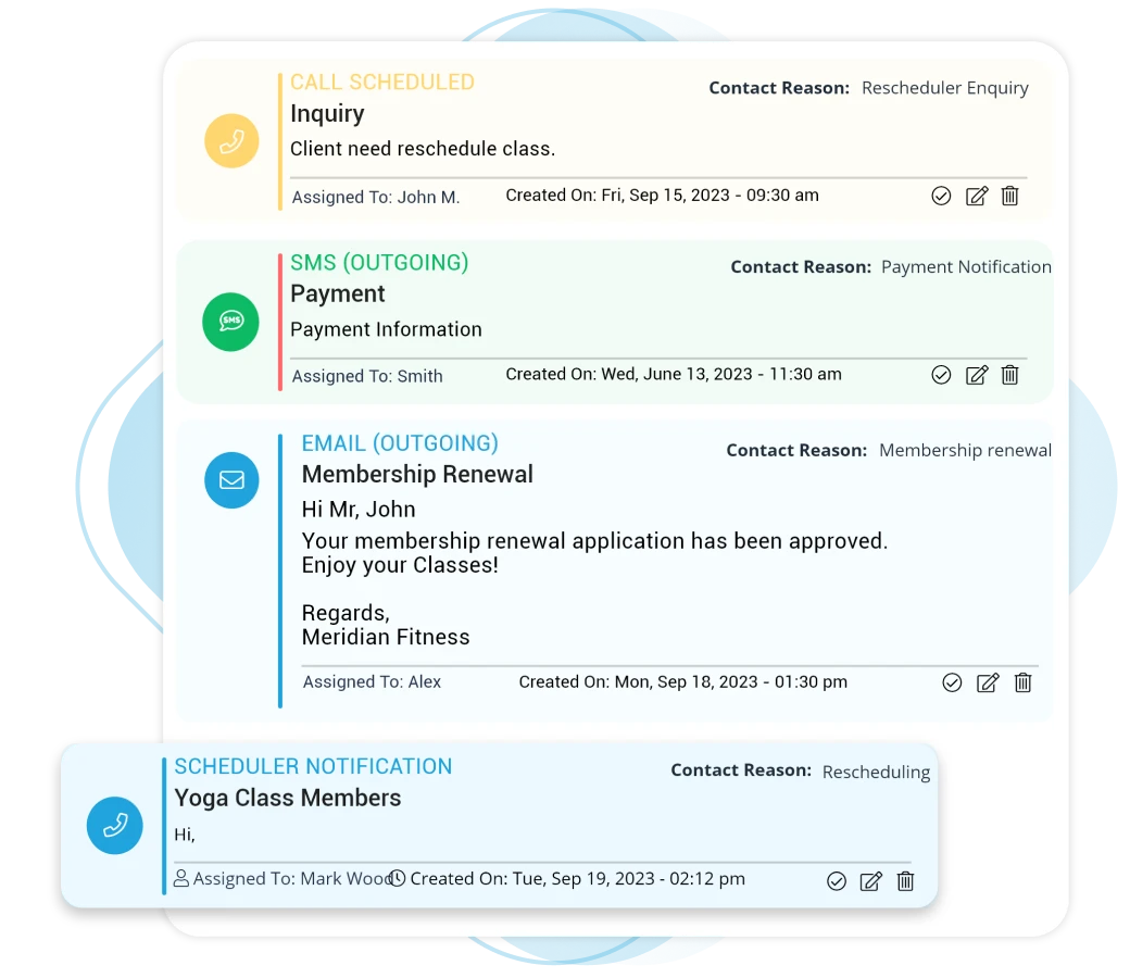 Wellyx lead management software for better communication