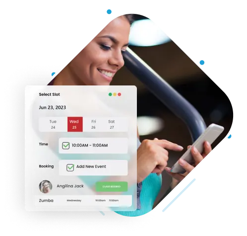 Booking system with gym point of sale software