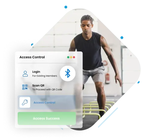 Crossfit gym software with access control system