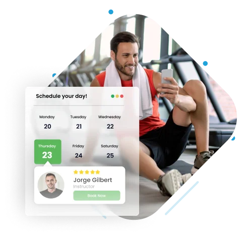 Fitness studio software - Set schedules on the go